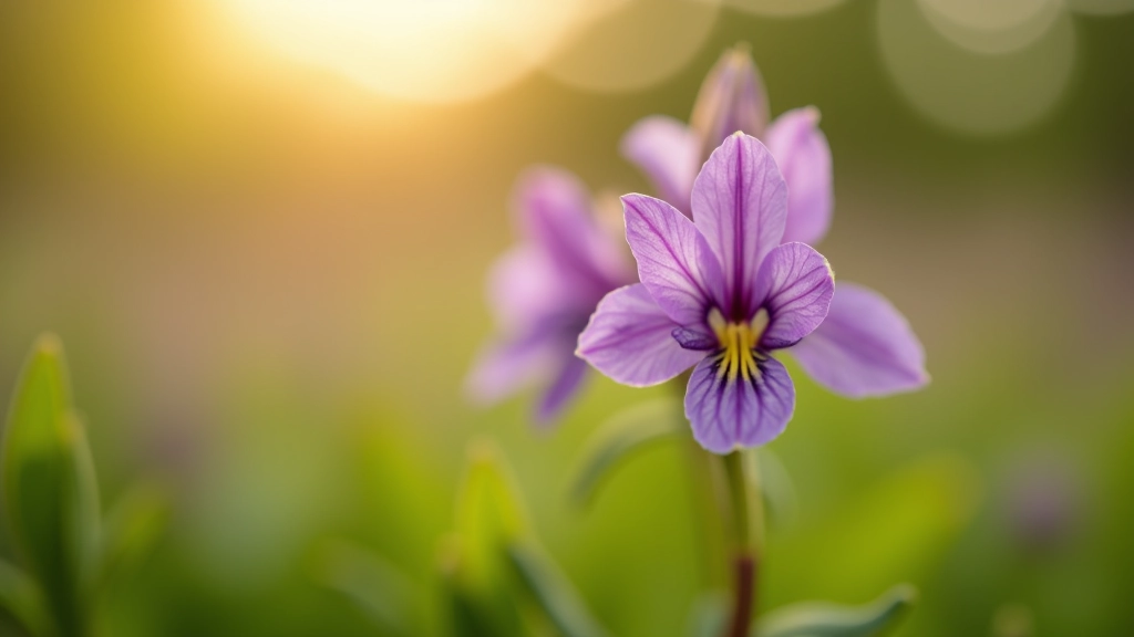 Skaists vasaras zieds — violetais ūpis, kas auga uz pļavas, tuvplāns fotogrāfija